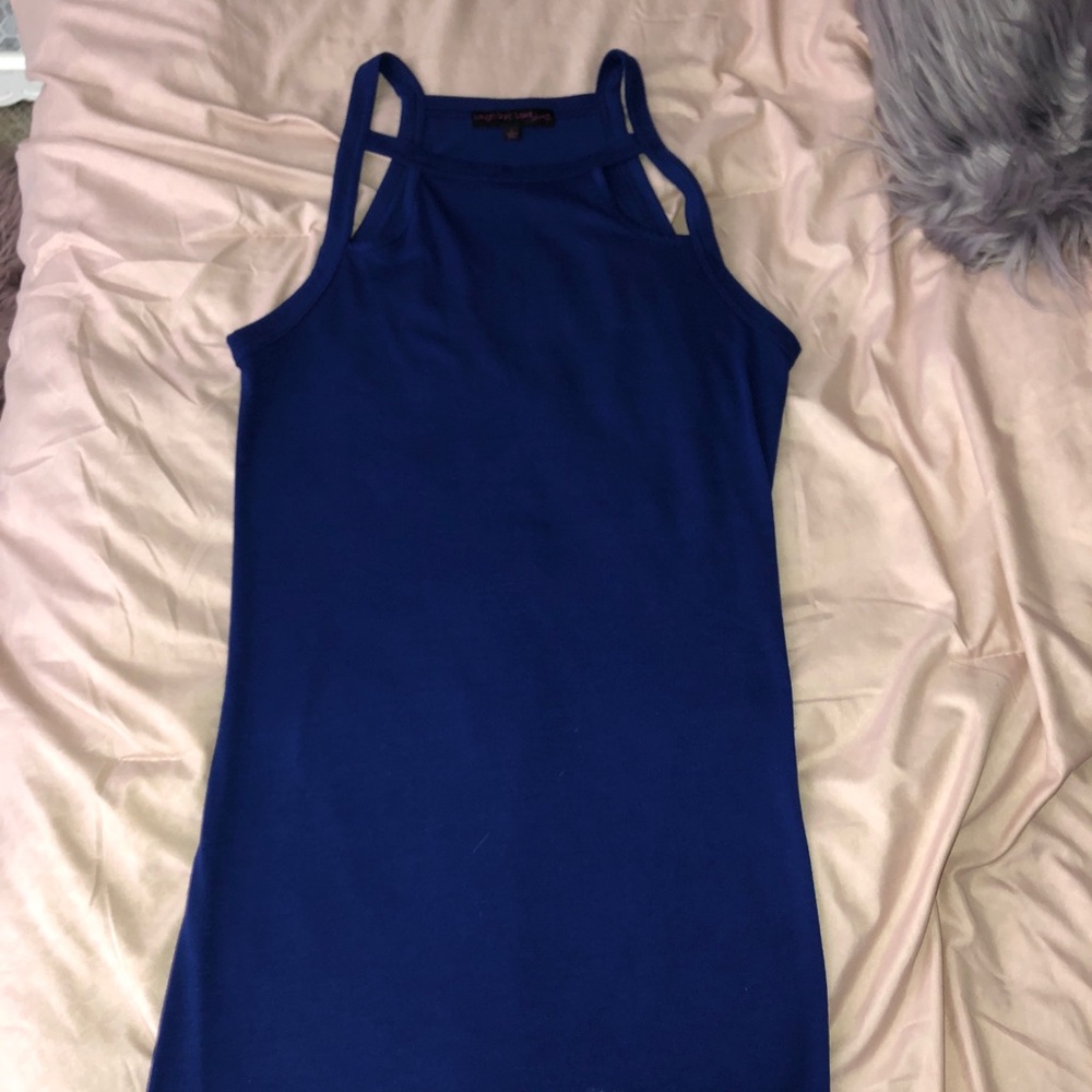 Tight Navy Dress!